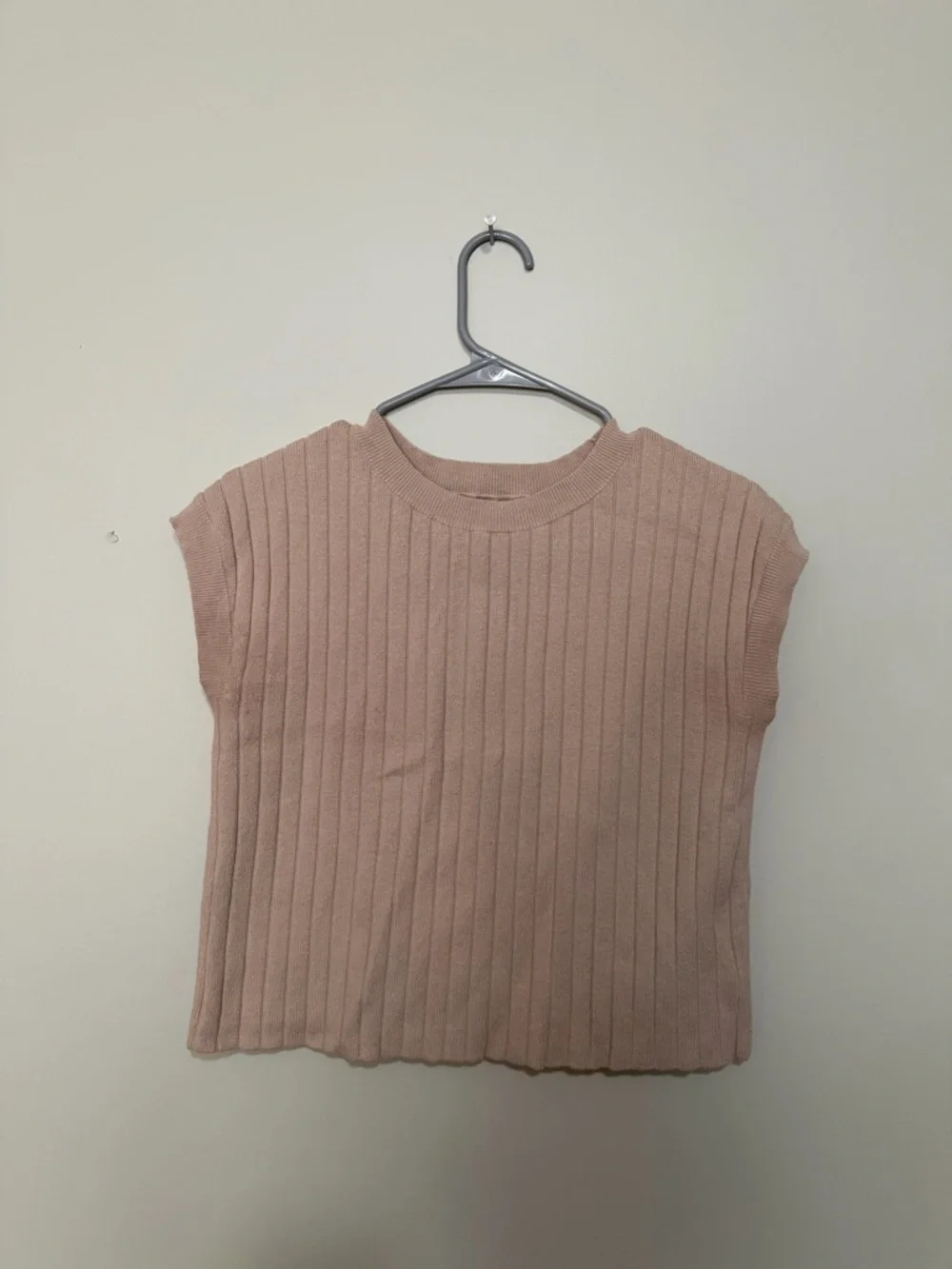 Sincerely Jules Cream Ribbed Wide-Leg Pants Set - Picture 2 of 6